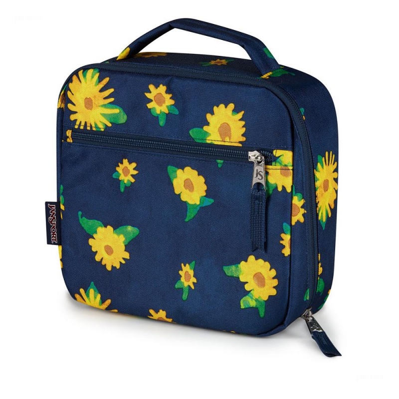 JanSport LUNCH BREAK Lunchtas Tassen Donkerblauw Geel | NLICD66179