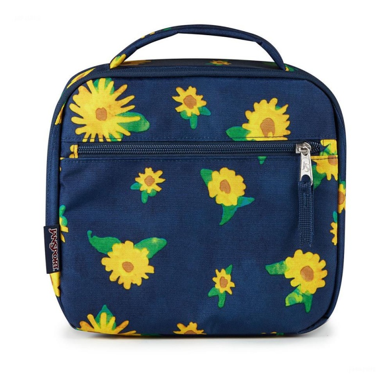 JanSport LUNCH BREAK Lunchtas Tassen Donkerblauw Geel | NLICD66179