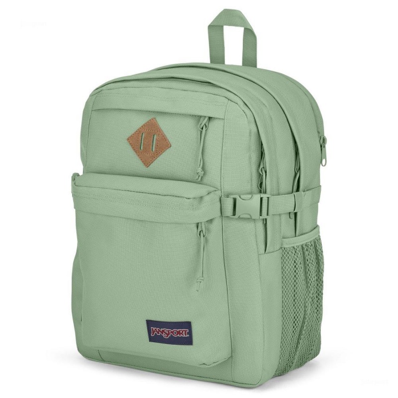 JanSport Main Campus FX Laptop Rugzak Rugzakken Groen | NLEGJ26116