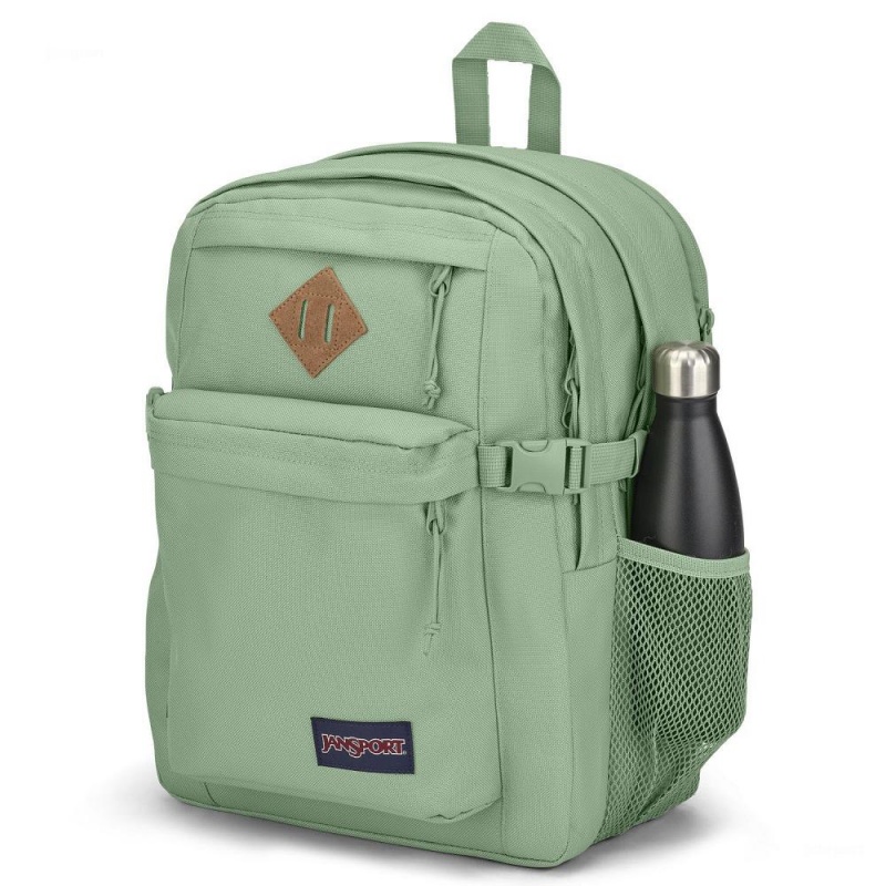 JanSport Main Campus FX Laptop Rugzak Rugzakken Groen | NLEGJ26116