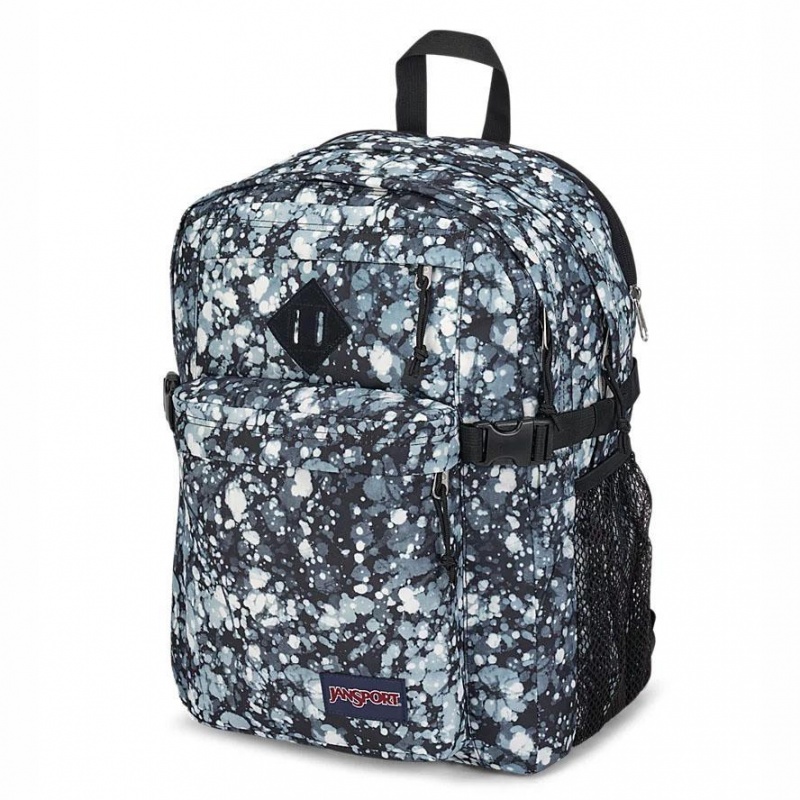 JanSport Main Campus Laptop Rugzak Rugzakken Blauw Zwart | NLEAH45798