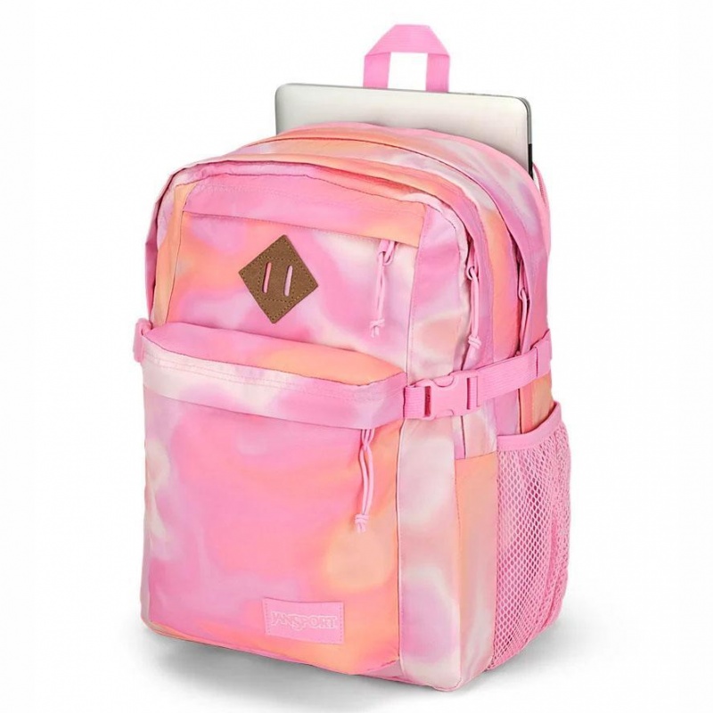 JanSport Main Campus Laptop Rugzak Rugzakken Roze | NLXBR61176