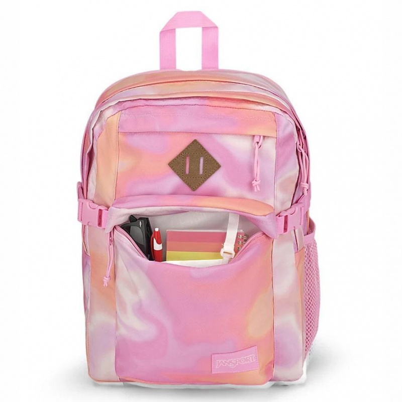 JanSport Main Campus Laptop Rugzak Rugzakken Roze | NLXBR61176