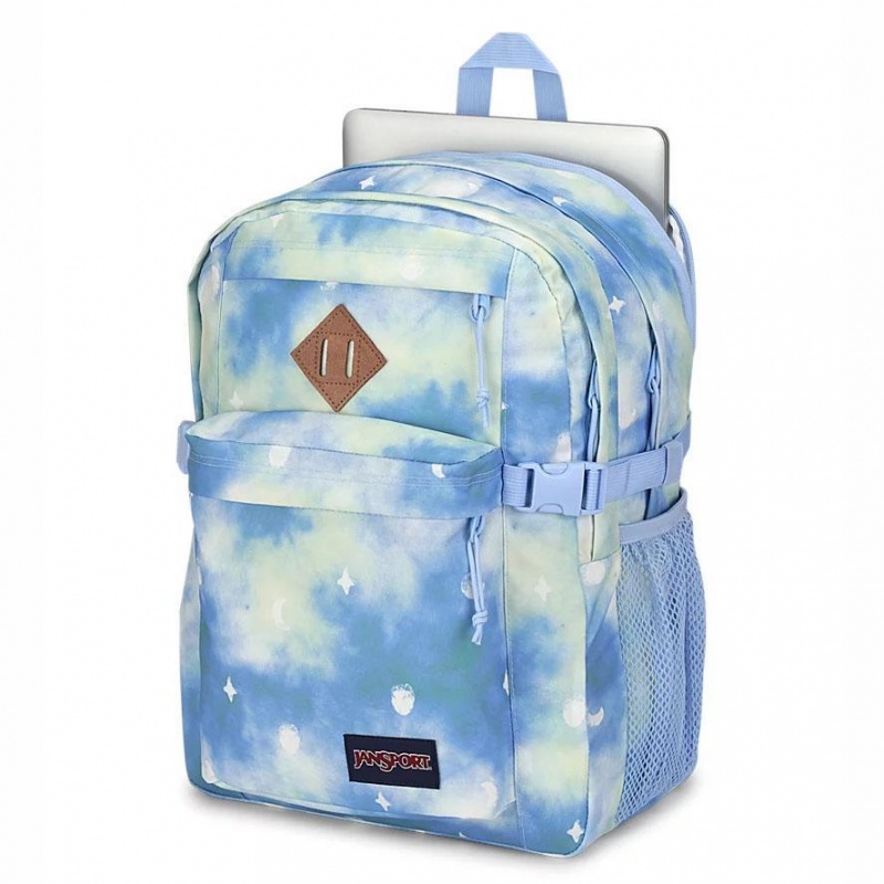 JanSport Main Campus Laptop Rugzak Rugzakken Blauw | NLXMI97005