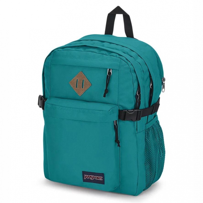 JanSport Main Campus Laptop Rugzak Rugzakken Groen | NLDFL80857