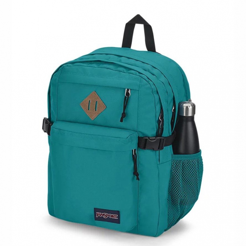 JanSport Main Campus Laptop Rugzak Rugzakken Groen | NLDFL80857