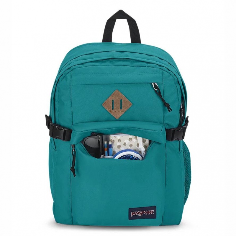 JanSport Main Campus Laptop Rugzak Rugzakken Groen | NLDFL80857