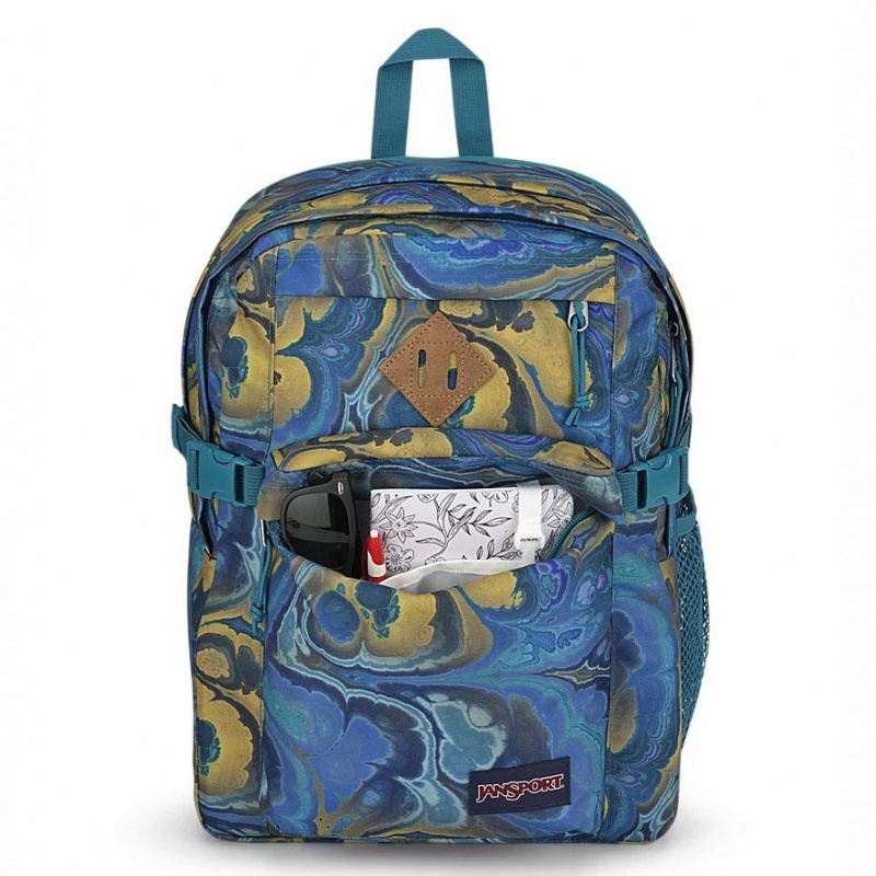 JanSport Main Campus Laptop Rugzak Rugzakken Blauw | LNLTR23560