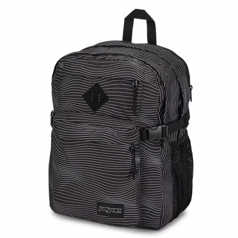 JanSport Main Campus Laptop Rugzak Rugzakken Zwart | ENLVG99683