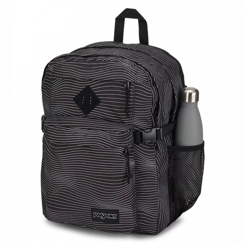 JanSport Main Campus Laptop Rugzak Rugzakken Zwart | ENLVG99683