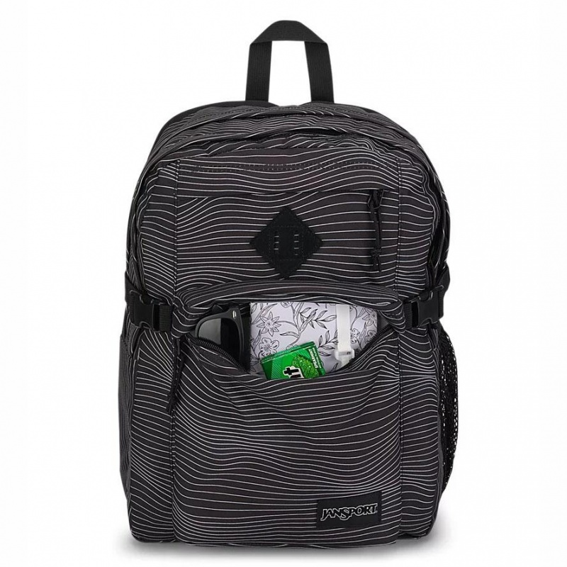 JanSport Main Campus Laptop Rugzak Rugzakken Zwart | ENLVG99683