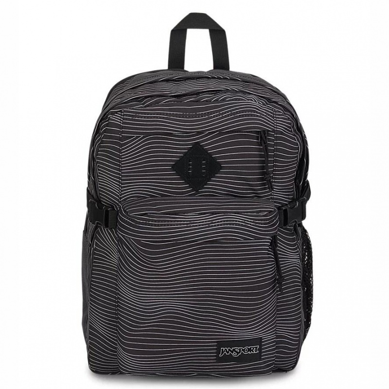 JanSport Main Campus Laptop Rugzak Rugzakken Zwart | ENLVG99683