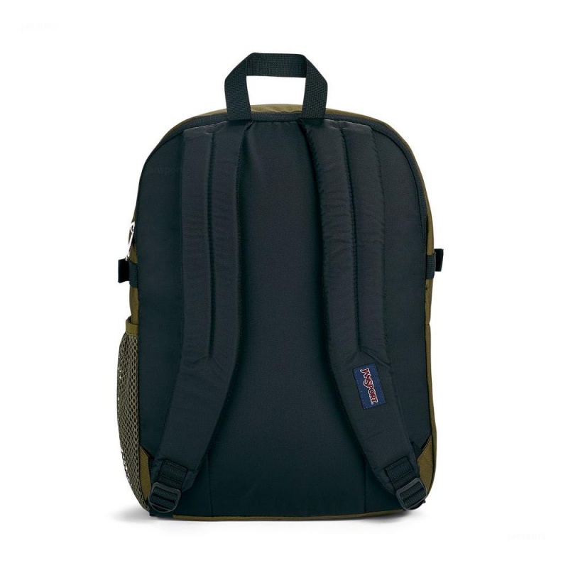 JanSport Main Campus Laptop Rugzak Rugzakken Olijfgroen | NLJKU14730