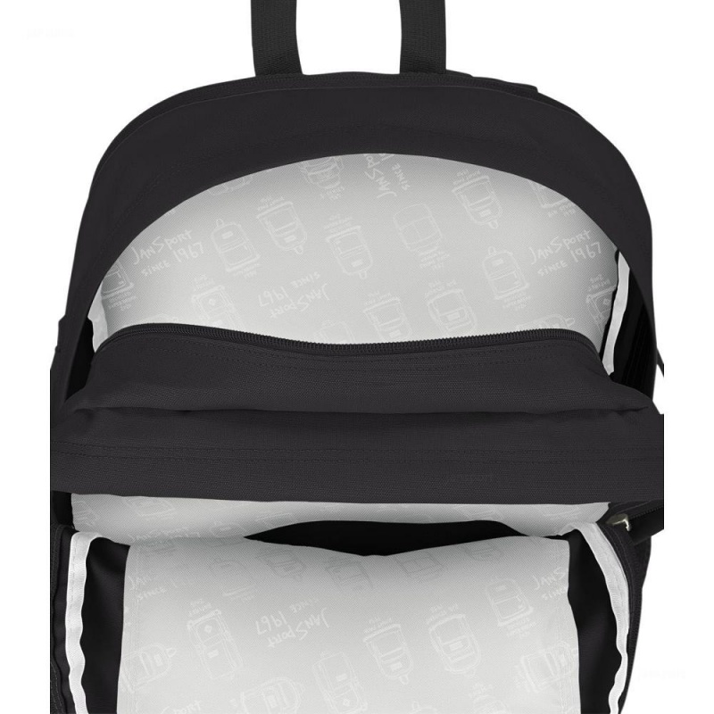 JanSport Main Campus Laptop Rugzak Rugzakken Zwart | BNLSD14707