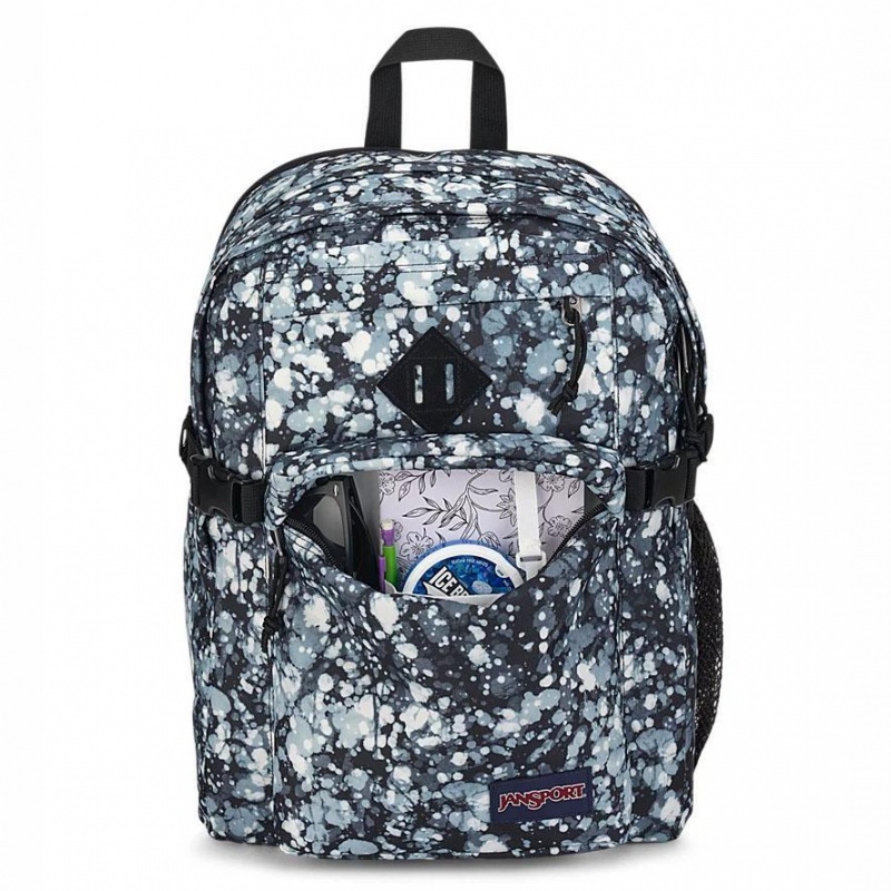 JanSport Main Campus Schoolrugzakken Rugzakken Blauw Zwart | MNLFT15537