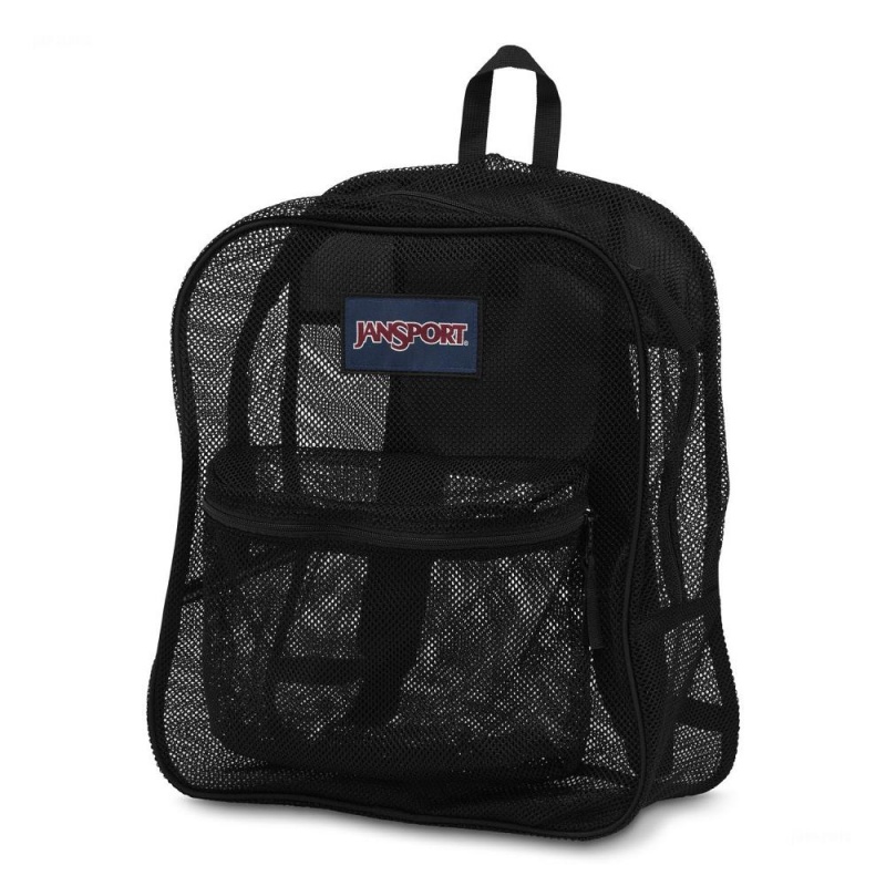 JanSport Mesh Pack Schoolrugzakken Rugzakken Zwart | PNLER25336