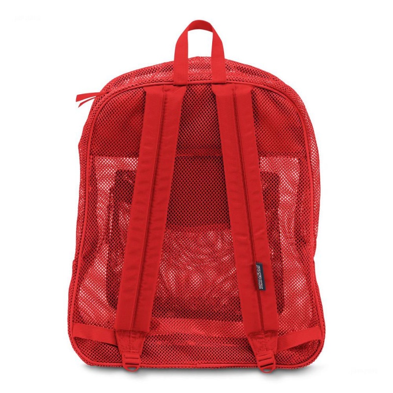 JanSport Mesh Pack Schoolrugzakken Rugzakken Rood | NLDYB35645