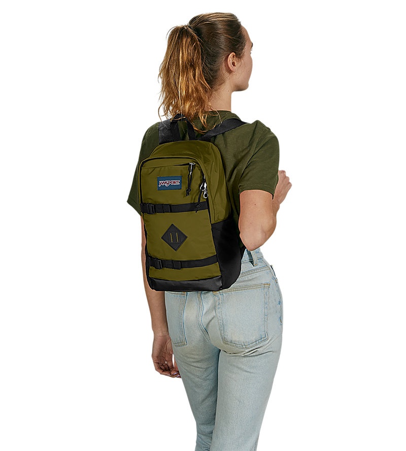 JanSport Off Campus Sling Boodschappentassen Rugzakken Olijfgroen | YNLGT85798