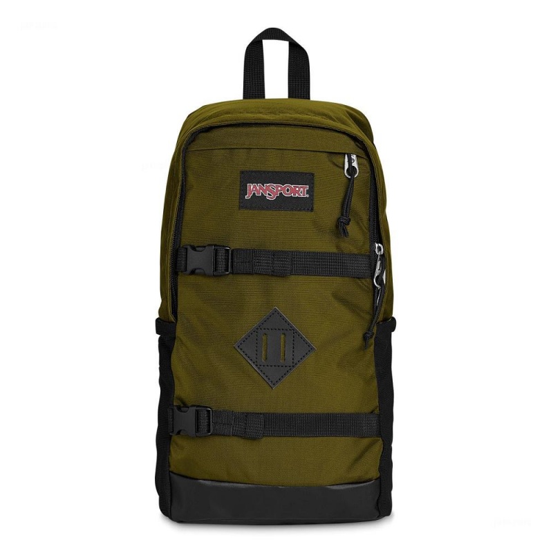 JanSport Off Campus Sling Boodschappentassen Rugzakken Olijfgroen | YNLGT85798