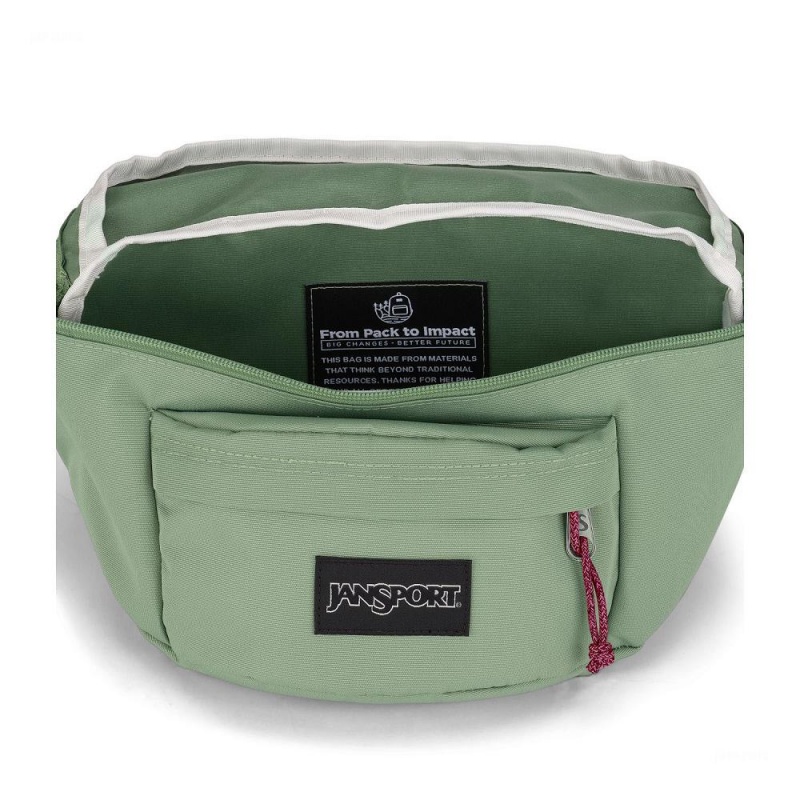 JanSport Restore Heuptassen Tassen Groen | BNLSD66444