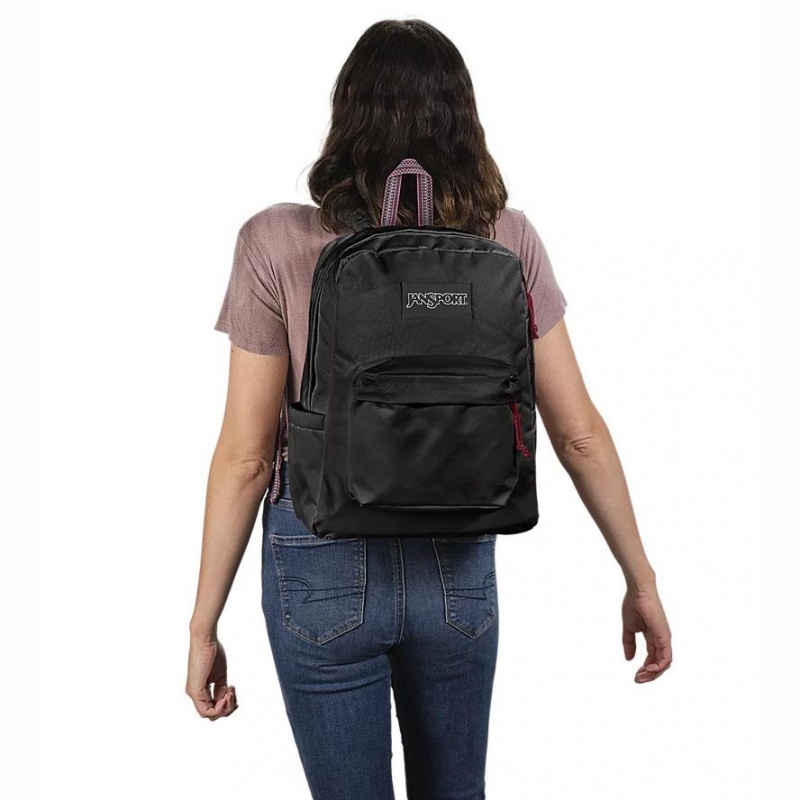 JanSport Restore Pack Schoolrugzakken Rugzakken Zwart | NLCIF29097