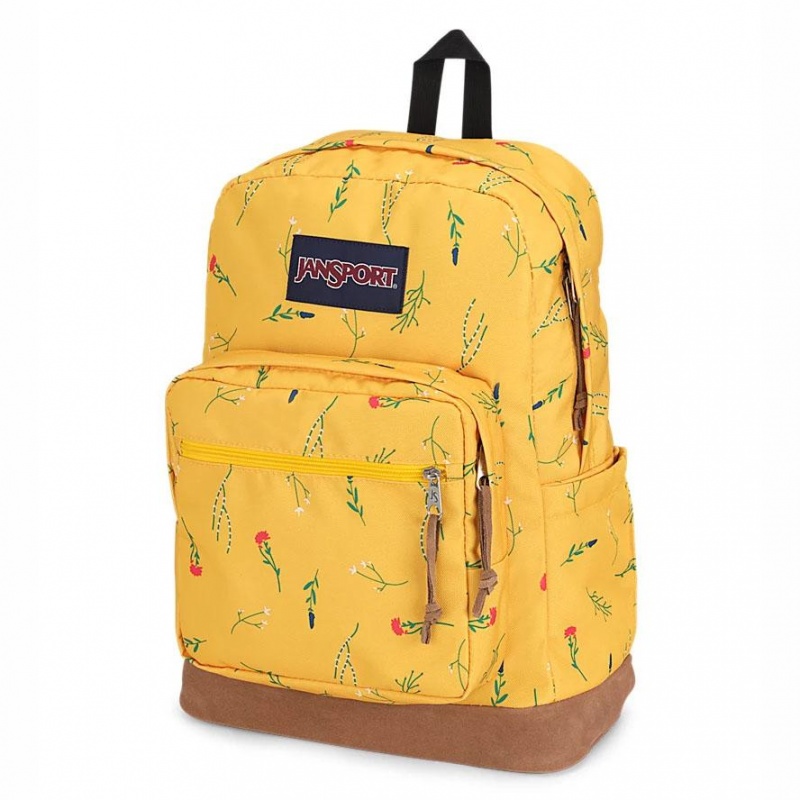 JanSport Right Pack Laptop Rugzak Rugzakken Geel | NLCVG10279