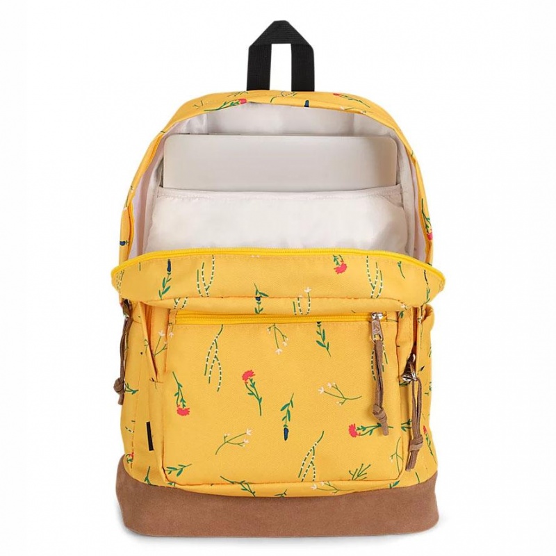 JanSport Right Pack Laptop Rugzak Rugzakken Geel | NLCVG10279