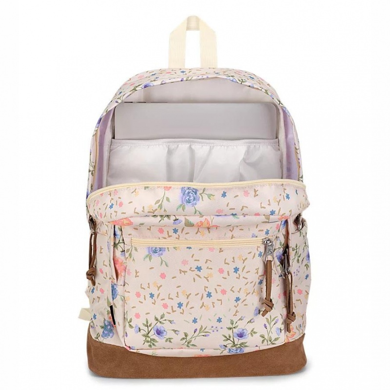 JanSport Right Pack Laptop Rugzak Rugzakken Beige | MNLHR85818