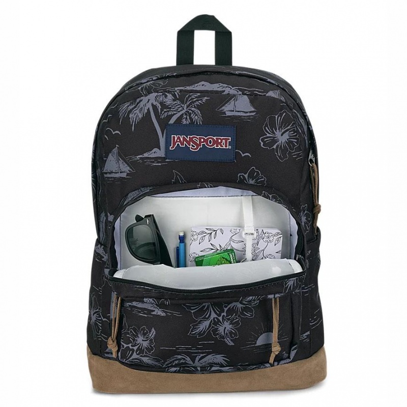 JanSport Right Pack Laptop Rugzak Rugzakken Zwart | NLXMI96821