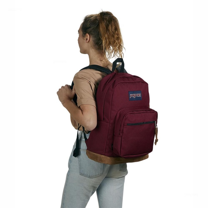 JanSport Right Pack Laptop Rugzak Rugzakken Bordeaux | GNLEC26510