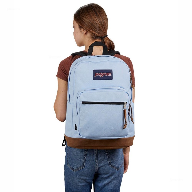 JanSport Right Pack Laptop Rugzak Rugzakken Blauw | XNLGW30959