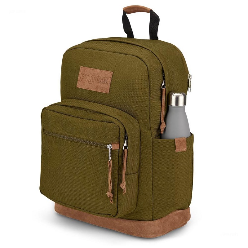 JanSport Right Pack Premium Laptop Rugzak Rugzakken Olijfgroen | NLDYB37786