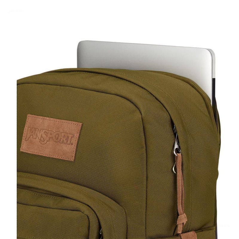 JanSport Right Pack Premium Laptop Rugzak Rugzakken Olijfgroen | NLDYB37786