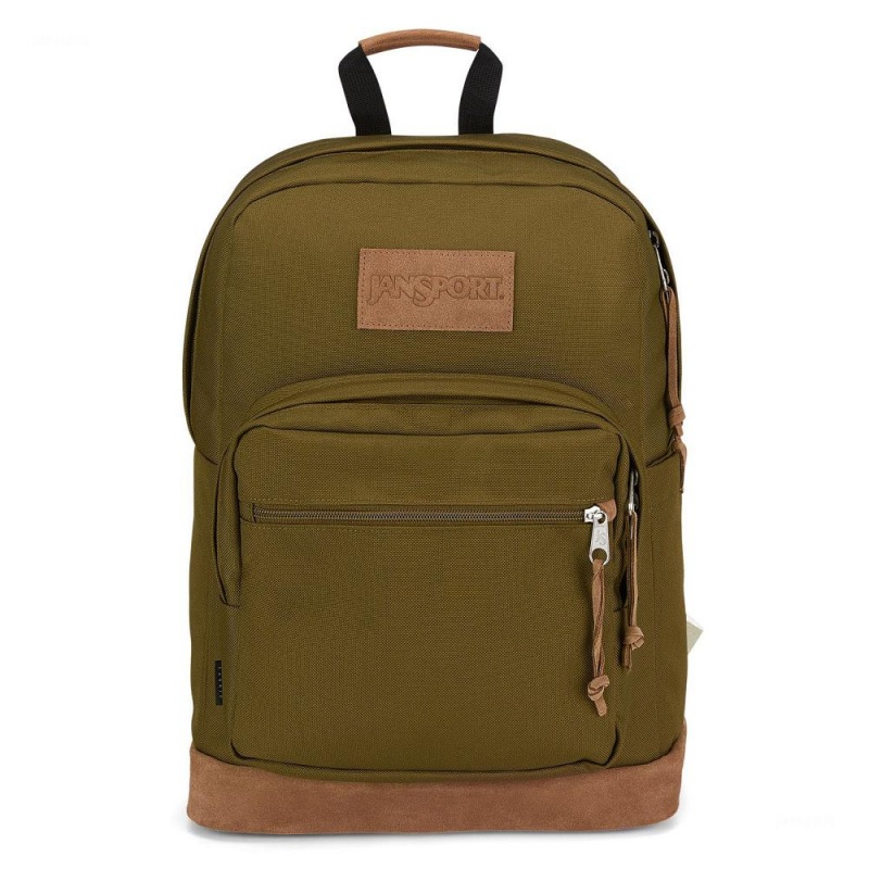 JanSport Right Pack Premium Laptop Rugzak Rugzakken Olijfgroen | NLDYB37786