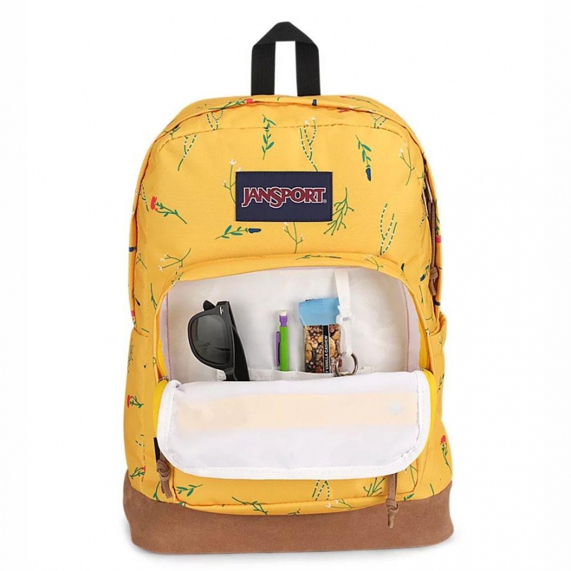 JanSport Right Pack Schoolrugzakken Rugzakken Geel | QNLUV70346