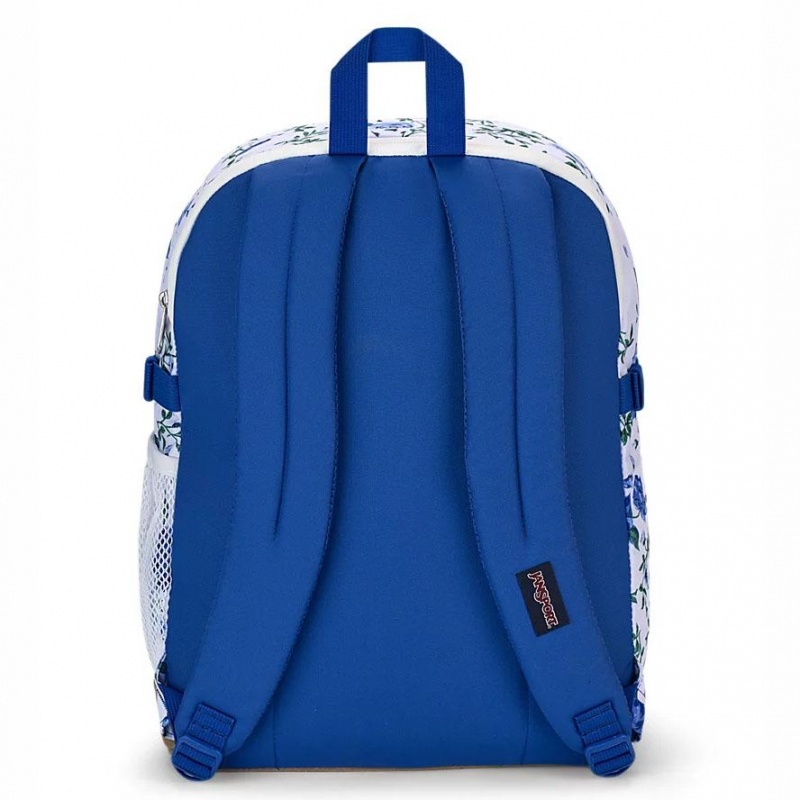 JanSport SUEDE CAMPUS Laptop Rugzak Rugzakken Wit Blauw | NLNEJ45341