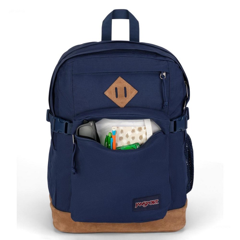 JanSport SUEDE CAMPUS Laptop Rugzak Rugzakken Donkerblauw | NLQCS62776