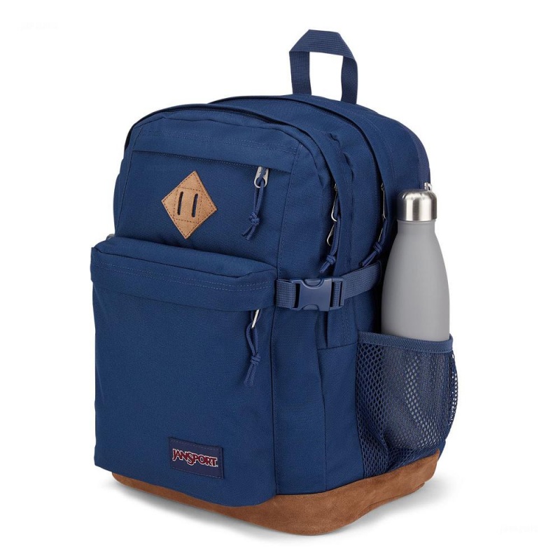 JanSport SUEDE CAMPUS Laptop Rugzak Rugzakken Donkerblauw | NLQCS62776