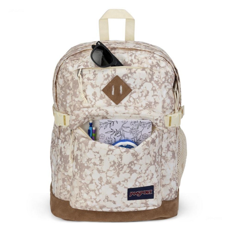 JanSport SUEDE CAMPUS Laptop Rugzak Rugzakken Beige | ZNLMJ53254