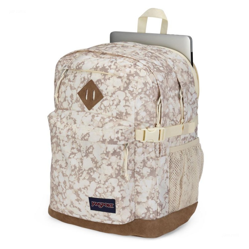 JanSport SUEDE CAMPUS Laptop Rugzak Rugzakken Beige | ZNLMJ53254