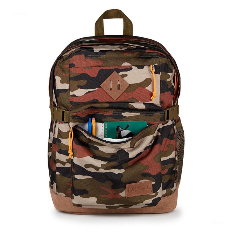 JanSport SUEDE CAMPUS Schoolrugzakken Rugzakken Camo | NLEAH15525