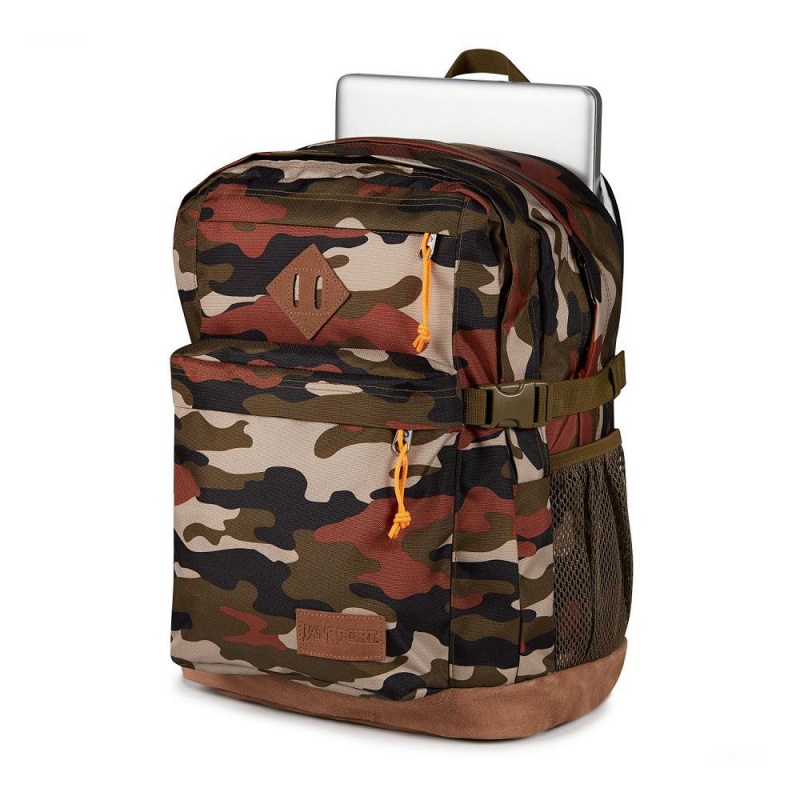 JanSport SUEDE CAMPUS Schoolrugzakken Rugzakken Camo | NLEAH15525