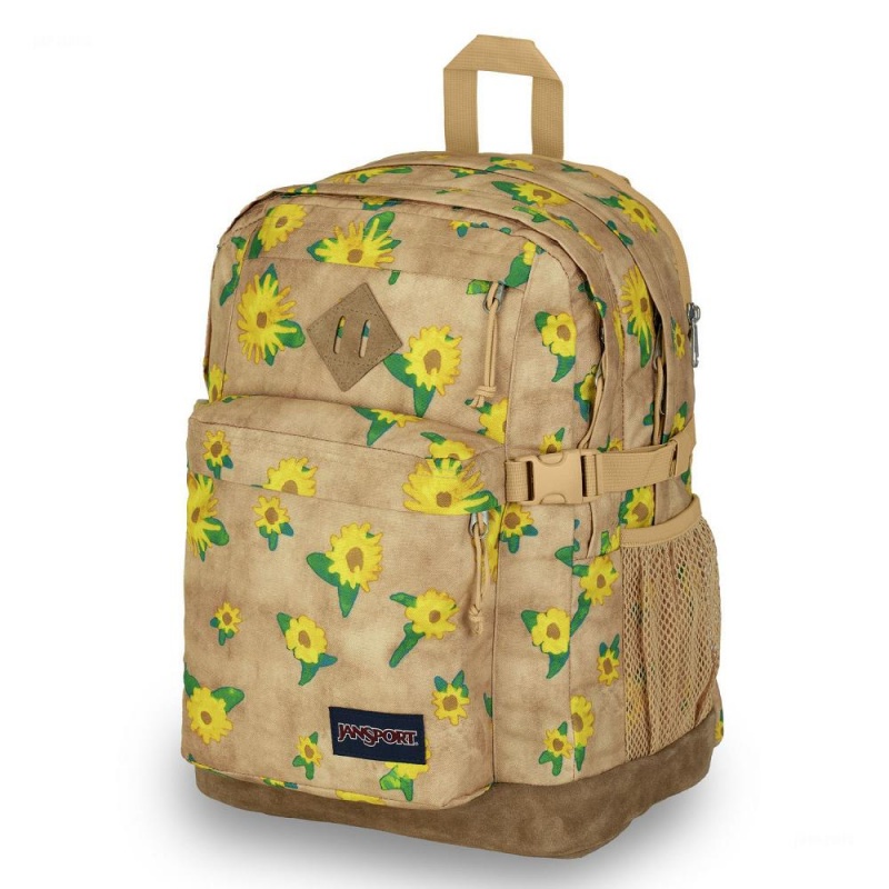 JanSport SUEDE CAMPUS Schoolrugzakken Rugzakken Khaki | GNLEC29717