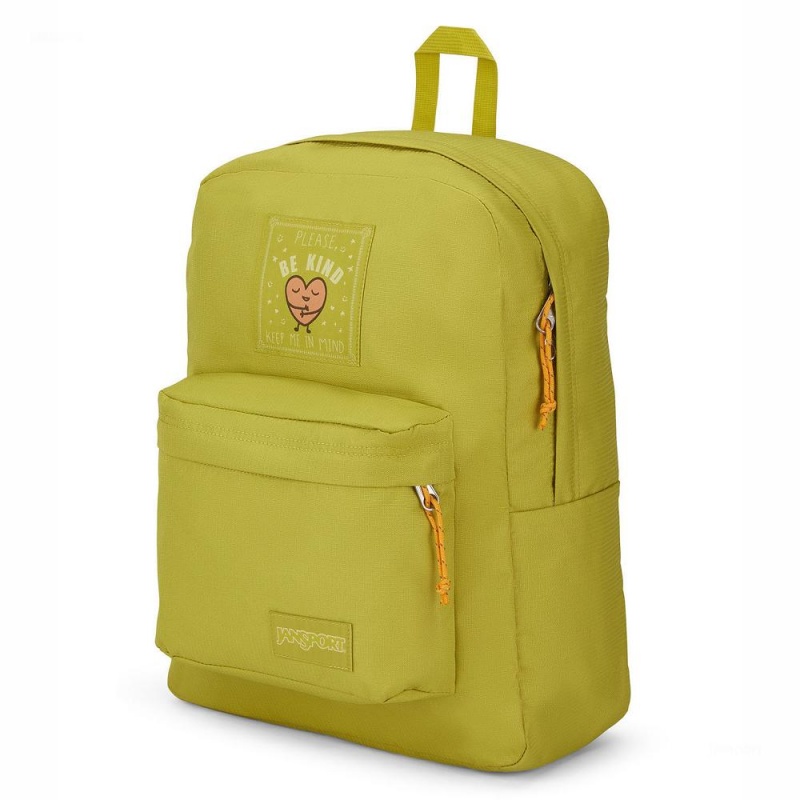 JanSport SUPERBREAK PLUS FX Laptop Rugzak Rugzakken Geel | QNLWA70438