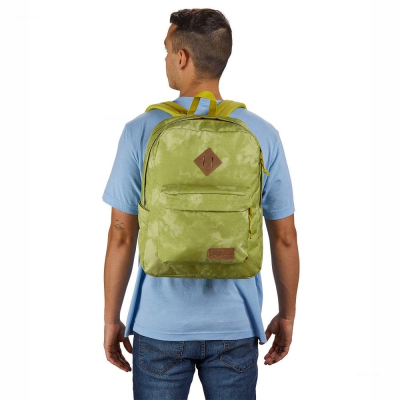 JanSport SUPERBREAK PLUS FX Laptop Rugzak Rugzakken Groen | ZNLNQ48623