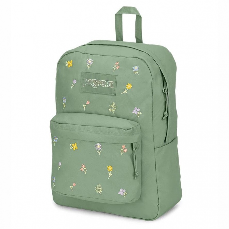 JanSport SuperBreak® Plus Laptop Rugzak Rugzakken Groen | PNLER55075