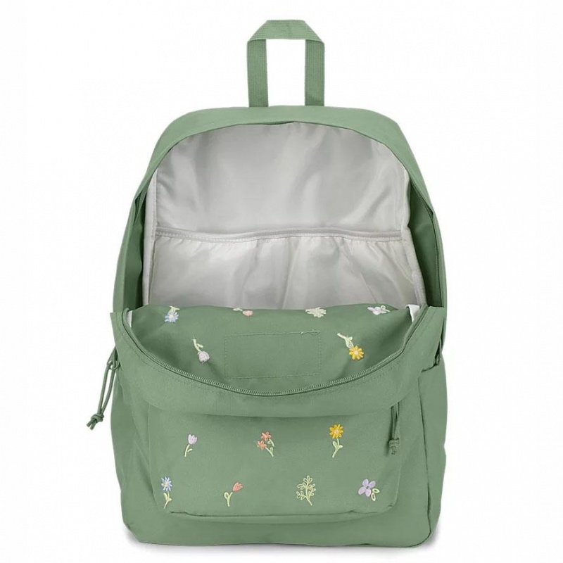 JanSport SuperBreak® Plus Laptop Rugzak Rugzakken Groen | PNLER55075