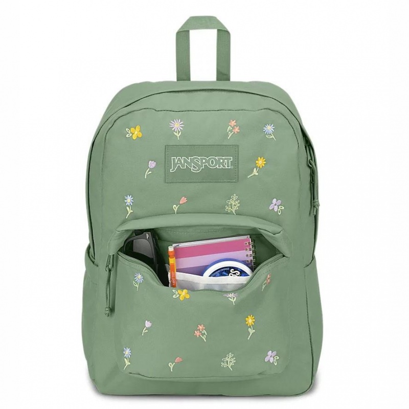 JanSport SuperBreak® Plus Laptop Rugzak Rugzakken Groen | PNLER55075