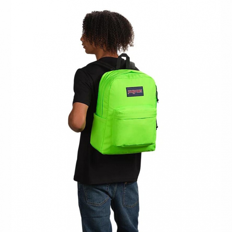 JanSport SuperBreak® Plus Laptop Rugzak Rugzakken Groen | BNLSO98143