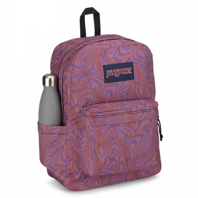 JanSport SuperBreak® Plus Laptop Rugzak Rugzakken Paars Oranje | XNLBH82294